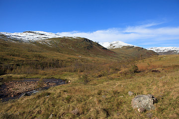 Image showing Norwegian autumn landscape