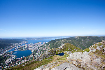 Image showing Bergen, the old Hanseatic town