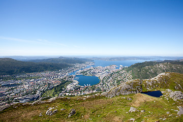 Image showing Bergen, the old Hanseatic town