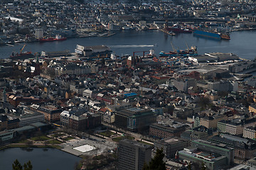 Image showing Bergen, the old Hanseatic town