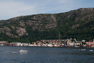 Image showing Bergen, the old Hanseatic town