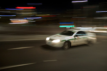 Image showing cab in motion