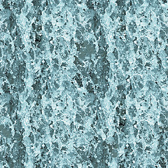 Image showing Seamless texture - water in the waterfall