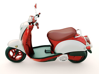 Image showing Classic scooter