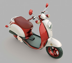 Image showing Classic scooter