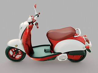 Image showing Classic scooter