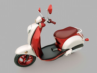 Image showing Classic scooter