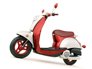 Image showing Classic scooter