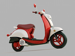 Image showing Classic scooter