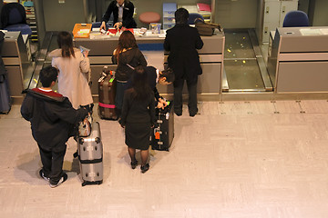 Image showing Airport ticket counter