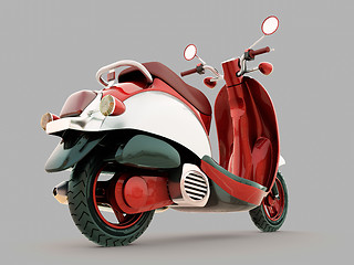 Image showing Classic scooter