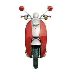 Image showing Classic scooter isolated