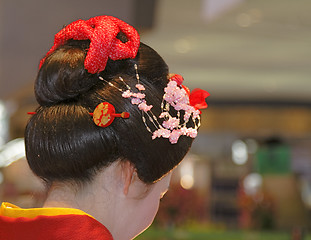 Image showing Geisha head