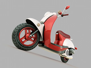 Image showing Classic scooter