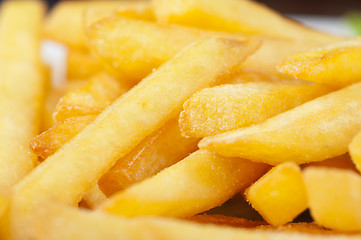 Image showing Golden potatoes fries