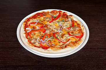 Image showing meat pizza