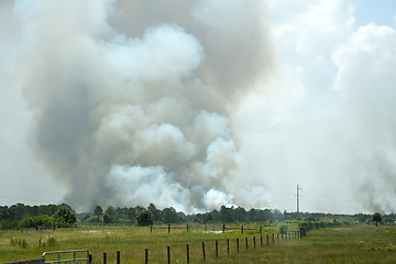 Image showing Open Burning or Wildfire