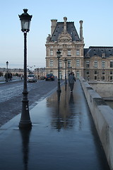 Image showing Paris in rain