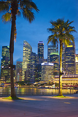 Image showing Quayside of Singapore