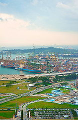 Image showing Singapore's port