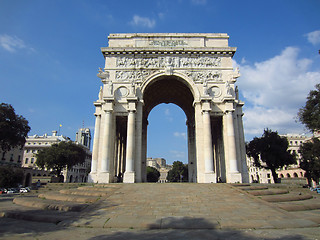 Image showing Arch to the Fallen, Genoa
