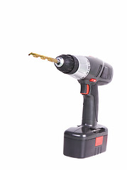 Image showing Isolated cordless drill