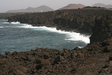 Image showing Lanzarote coast