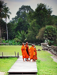 Image showing Monks