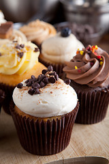 Image showing Homemade Cupcakes Iced