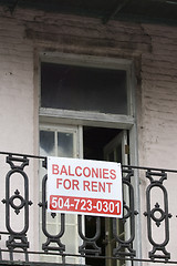 Image showing Balcony for rent