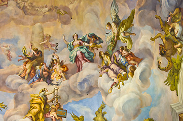 Image showing Biblical fresco