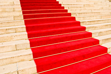 Image showing Red carpet