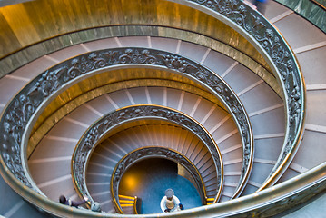 Image showing Vatican stairs