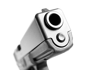 Image showing handgun macro isolated