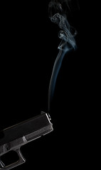 Image showing smoking gun