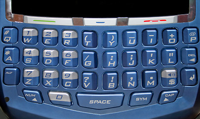 Image showing PDA keyboard