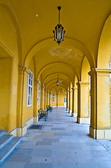 Image showing Colonnade in Schoenbrunn