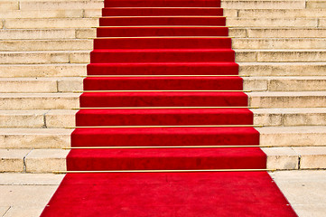 Image showing Red carpet