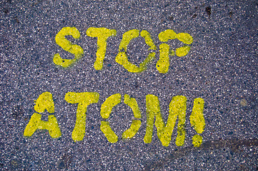 Image showing Stop Atom
