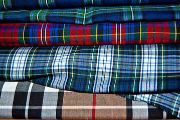 Image showing Scottish textils