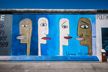 Image showing East Side Gallery