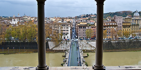 Image showing Rome and the Tiber