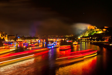 Image showing Rhein in Flammen