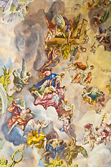 Image showing Biblical fresco