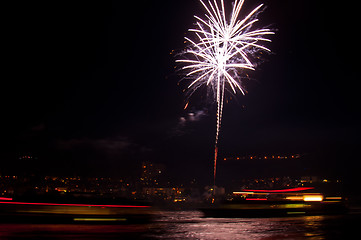 Image showing Rhein in Flammen