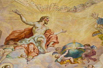 Image showing Biblical fresco