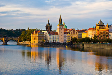 Image showing Prague and the Vltava