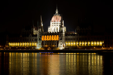 Image showing Budapest at night