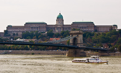 Image showing Chain bridge and Castle