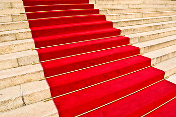 Image showing Red carpet